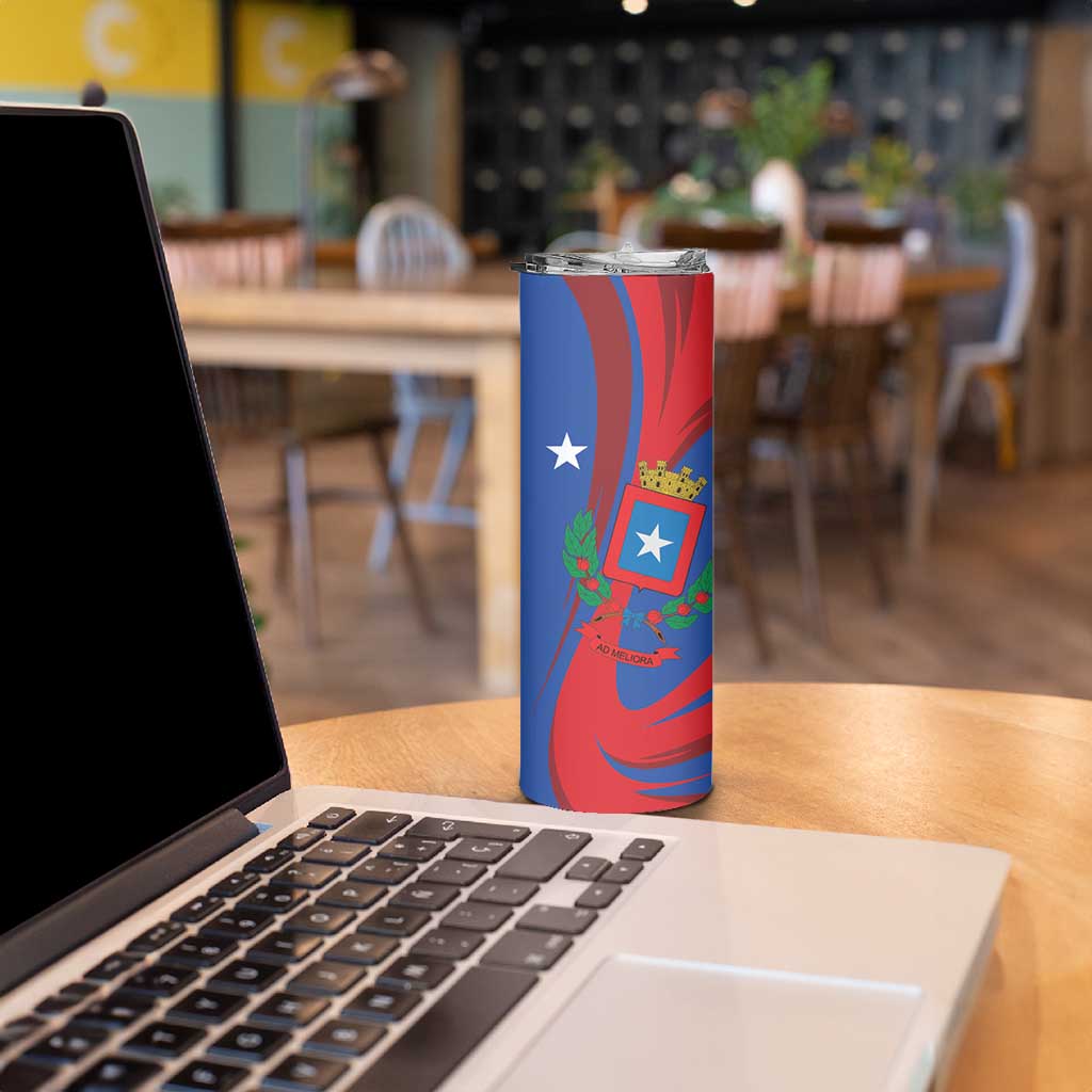 Costa Rica San José Skinny Tumbler Ad Meliora - Wonder Print Shop