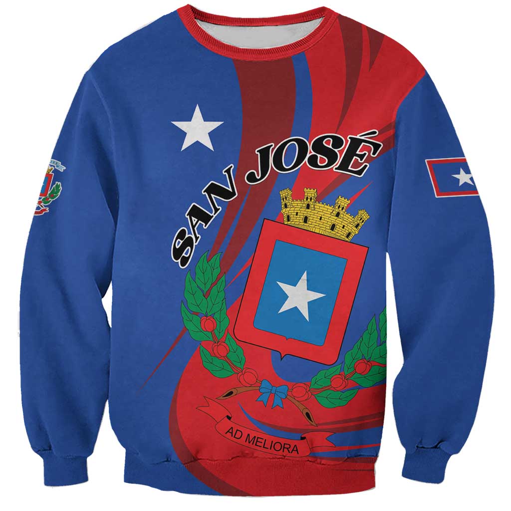 Personalized Costa Rica San José Sweatshirt Ad Meliora - Wonder Print Shop