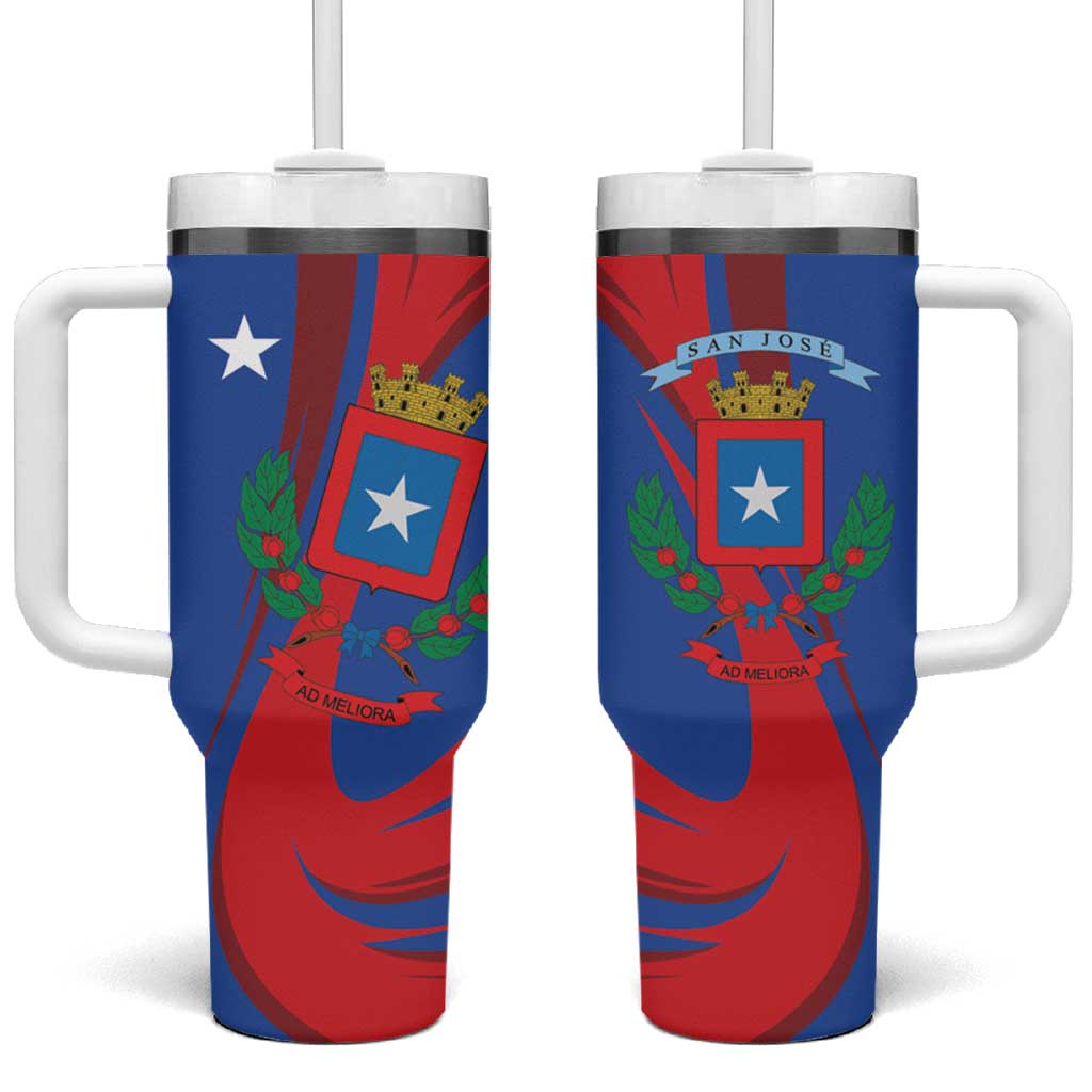 Costa Rica San José Tumbler With Handle Ad Meliora - Wonder Print Shop