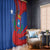 Costa Rica San José Window Curtain Ad Meliora - Wonder Print Shop