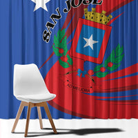 Costa Rica San José Window Curtain Ad Meliora - Wonder Print Shop