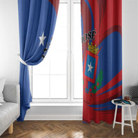 Costa Rica San José Window Curtain Ad Meliora - Wonder Print Shop