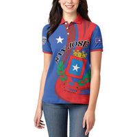 Personalized Costa Rica San José Women Polo Shirt Ad Meliora - Wonder Print Shop