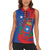 Personalized Costa Rica San José Women Sleeveless Polo Shirt Ad Meliora - Wonder Print Shop