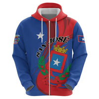 Personalized Costa Rica San José Zip Hoodie Ad Meliora - Wonder Print Shop