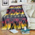 Hawaii Hibiscus Palm Tree Sunset Blanket Tropical Style - Wonder Print Shop