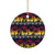 Hawaii Hibiscus Palm Tree Sunset Ceramic Ornament Tropical Style - Wonder Print Shop