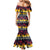 Hawaii Hibiscus Palm Tree Sunset Family Matching Mermaid Dress and Hawaiian Shirt Tropical Style - Wonder Print Shop