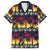 Hawaii Hibiscus Palm Tree Sunset Family Matching Off Shoulder Short Dress and Hawaiian Shirt Tropical Style - Wonder Print Shop