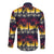 Hawaii Hibiscus Palm Tree Sunset Long Sleeve Button Shirt Tropical Style - Wonder Print Shop