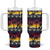 Hawaii Hibiscus Palm Tree Sunset Tumbler With Handle Tropical Style - Wonder Print Shop