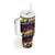 Hawaii Hibiscus Palm Tree Sunset Tumbler With Handle Tropical Style - Wonder Print Shop