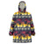 Hawaii Hibiscus Palm Tree Sunset Wearable Blanket Hoodie Tropical Style - Wonder Print Shop