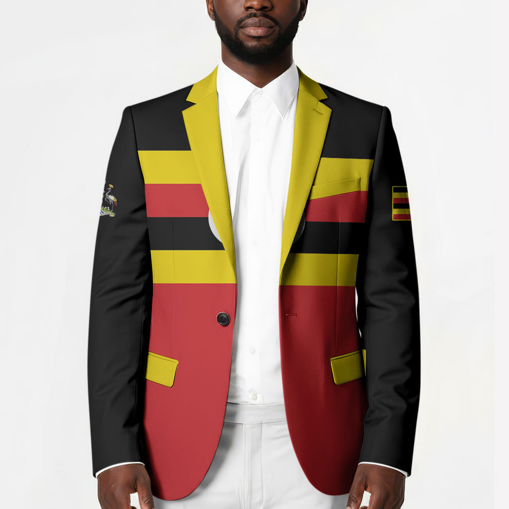 Uganda Flag Stylized Blazer Jamhuri ya Uganda