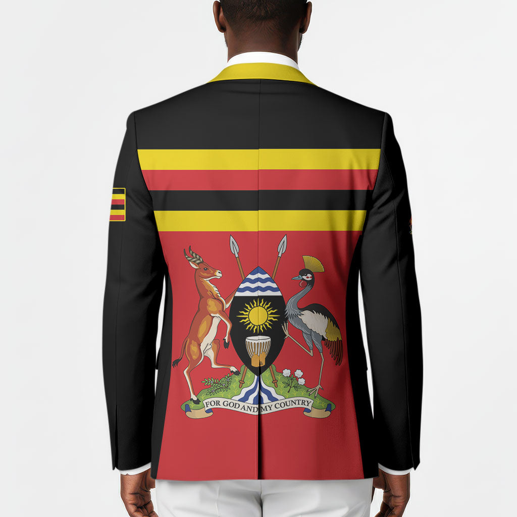 Uganda Flag Stylized Blazer Jamhuri ya Uganda