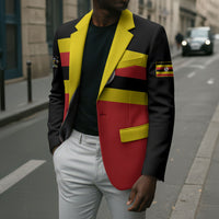 Uganda Flag Stylized Blazer Jamhuri ya Uganda