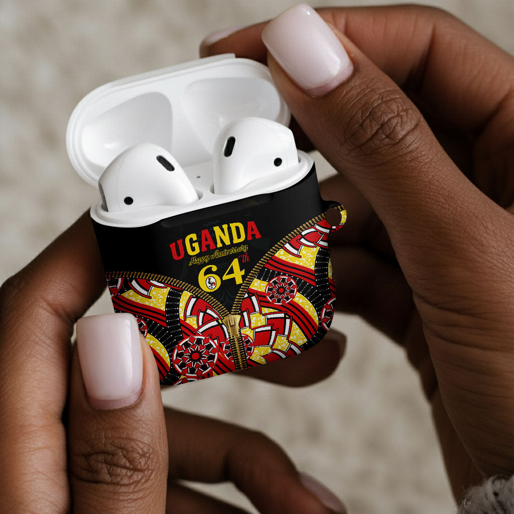 Uganda 64th Anniversary AirPods Case Happy Independence Day