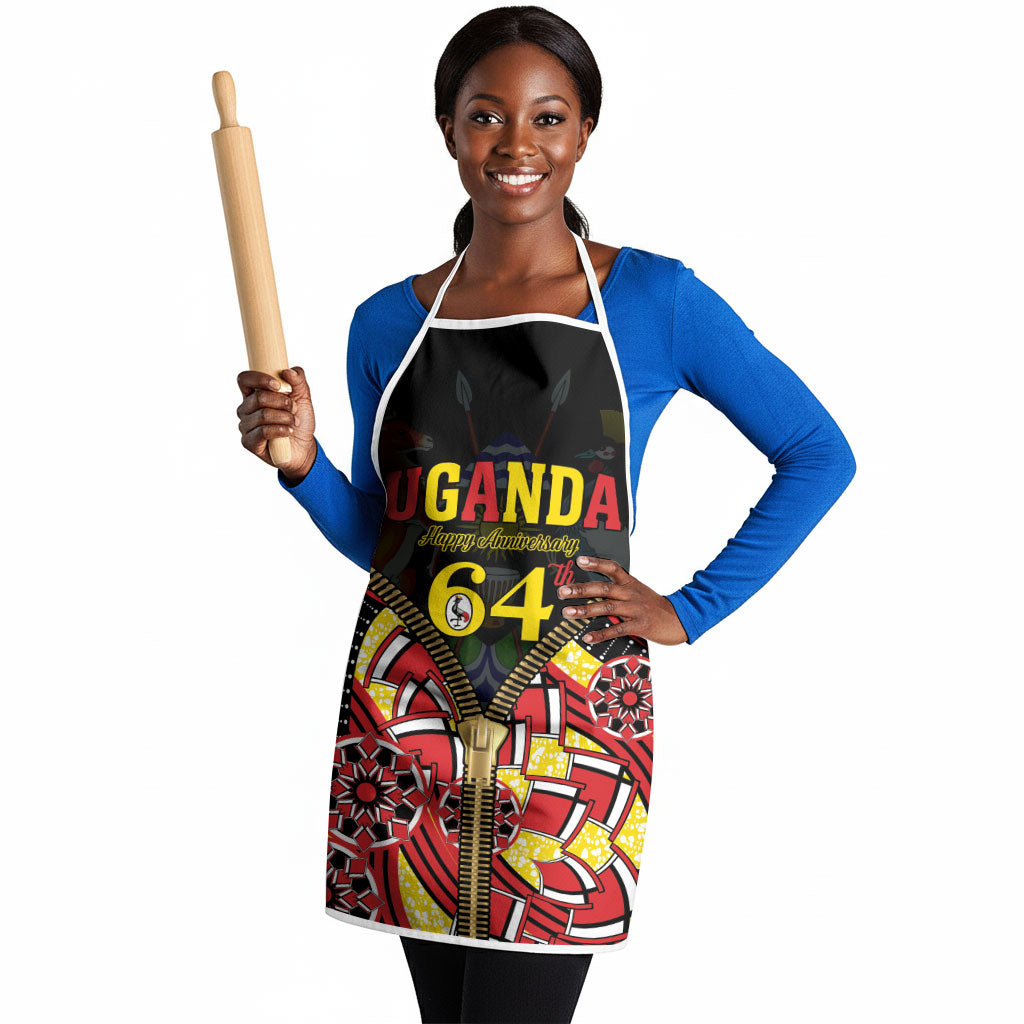 Uganda 64th Anniversary Apron Happy Independence Day