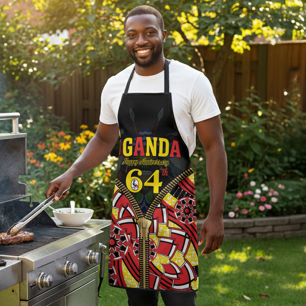 Uganda 64th Anniversary Apron Happy Independence Day