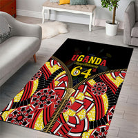 Uganda 64th Anniversary Area Rug Happy Independence Day