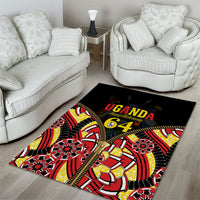 Uganda 64th Anniversary Area Rug Happy Independence Day