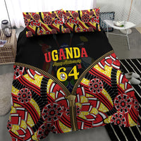 Uganda 64th Anniversary Bedding Set Happy Independence Day