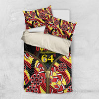 Uganda 64th Anniversary Bedding Set Happy Independence Day
