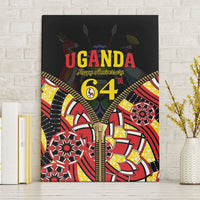 Uganda 64th Anniversary Canvas Wall Art Happy Independence Day