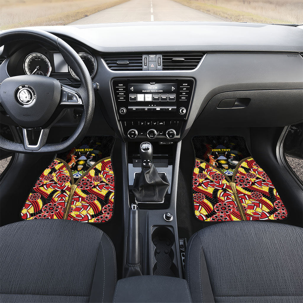 Personalised Uganda 64th Anniversary Car Mats Happy Independence Day