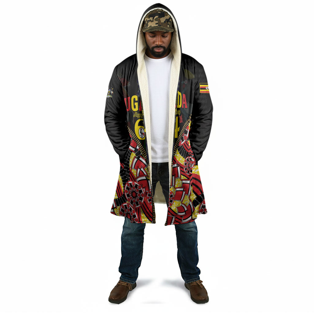 Personalised Uganda 64th Anniversary Cloak Happy Independence Day