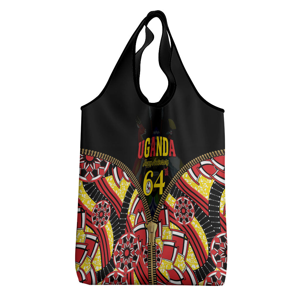 Uganda 64th Anniversary Grocery Bag Happy Independence Day