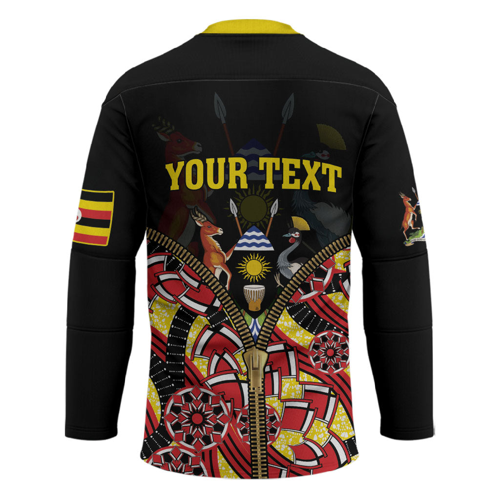 Personalised Uganda 64th Anniversary Hockey Jersey Happy Independence Day