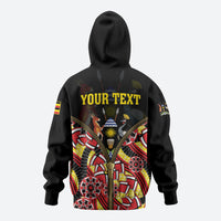 Personalised Uganda 64th Anniversary Hoodie Happy Independence Day