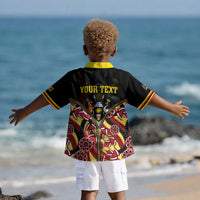 Personalised Uganda 64th Anniversary Kid Hawaiian Shirt Happy Independence Day