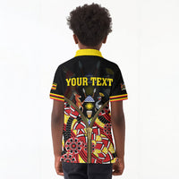 Personalised Uganda 64th Anniversary Kid Polo Shirt Happy Independence Day