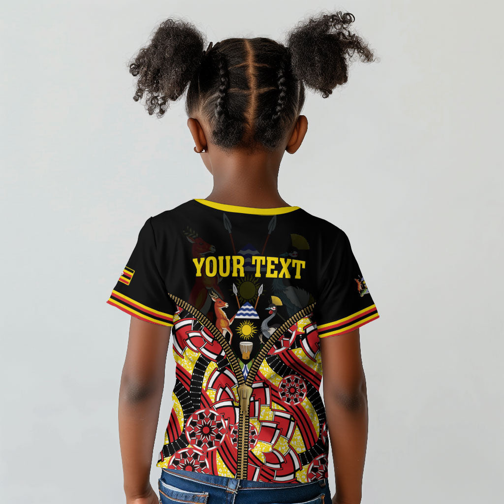 Personalised Uganda 64th Anniversary Kid T shirt Happy Independence Day