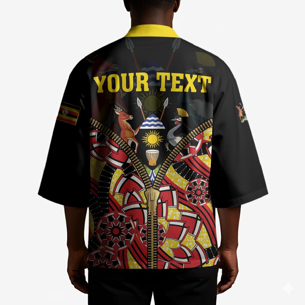 Personalised Uganda 64th Anniversary Kimono Happy Independence Day