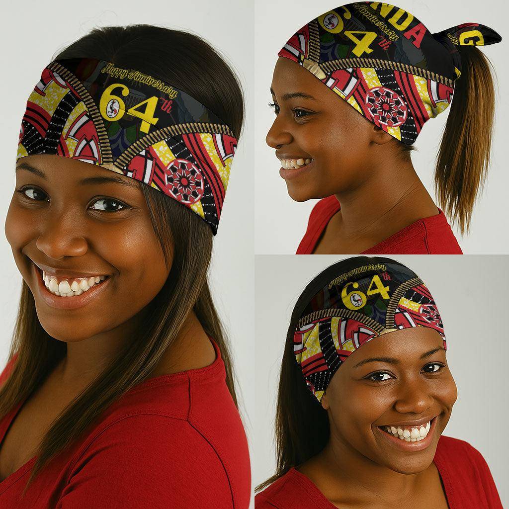 Uganda 64th Anniversary Neck Gaiter Happy Independence Day