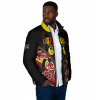 Personalised Uganda 64th Anniversary Padded Jacket Happy Independence Day