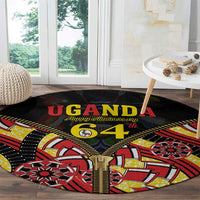 Uganda 64th Anniversary Round Carpet Happy Independence Day