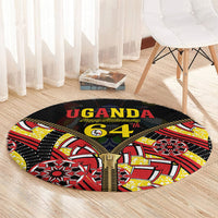 Uganda 64th Anniversary Round Carpet Happy Independence Day