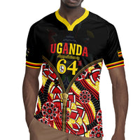 Personalised Uganda 64th Anniversary Rugby Jersey Happy Independence Day