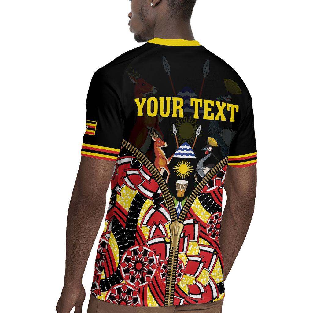 Personalised Uganda 64th Anniversary Rugby Jersey Happy Independence Day