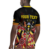 Personalised Uganda 64th Anniversary Rugby Jersey Happy Independence Day