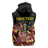 Personalised Uganda 64th Anniversary Sleeveless Hoodie Happy Independence Day