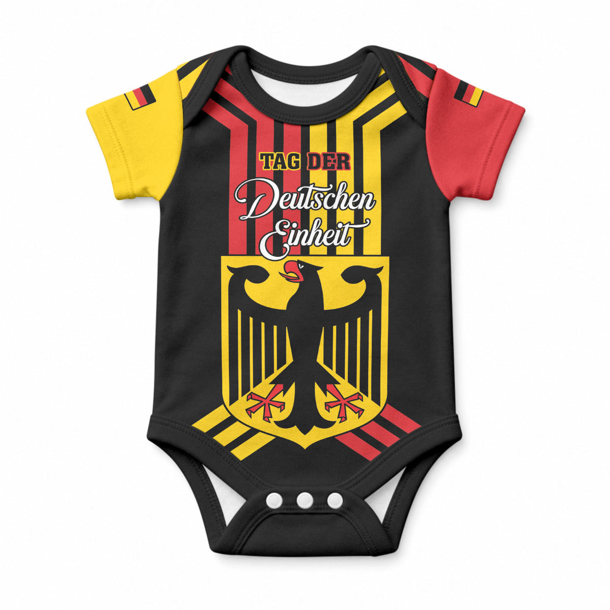 Personalised Tag Der Deutschen Einheit Baby Onesie Happy Unity Day