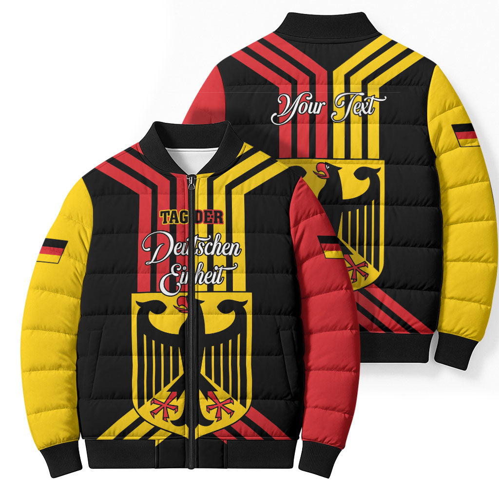 Personalised Tag Der Deutschen Einheit Bomber Puffer Jacket Happy Unity Day