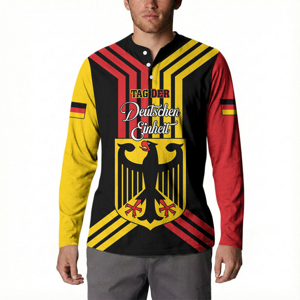 Personalised Tag Der Deutschen Einheit Button Sweatshirt Happy Unity Day