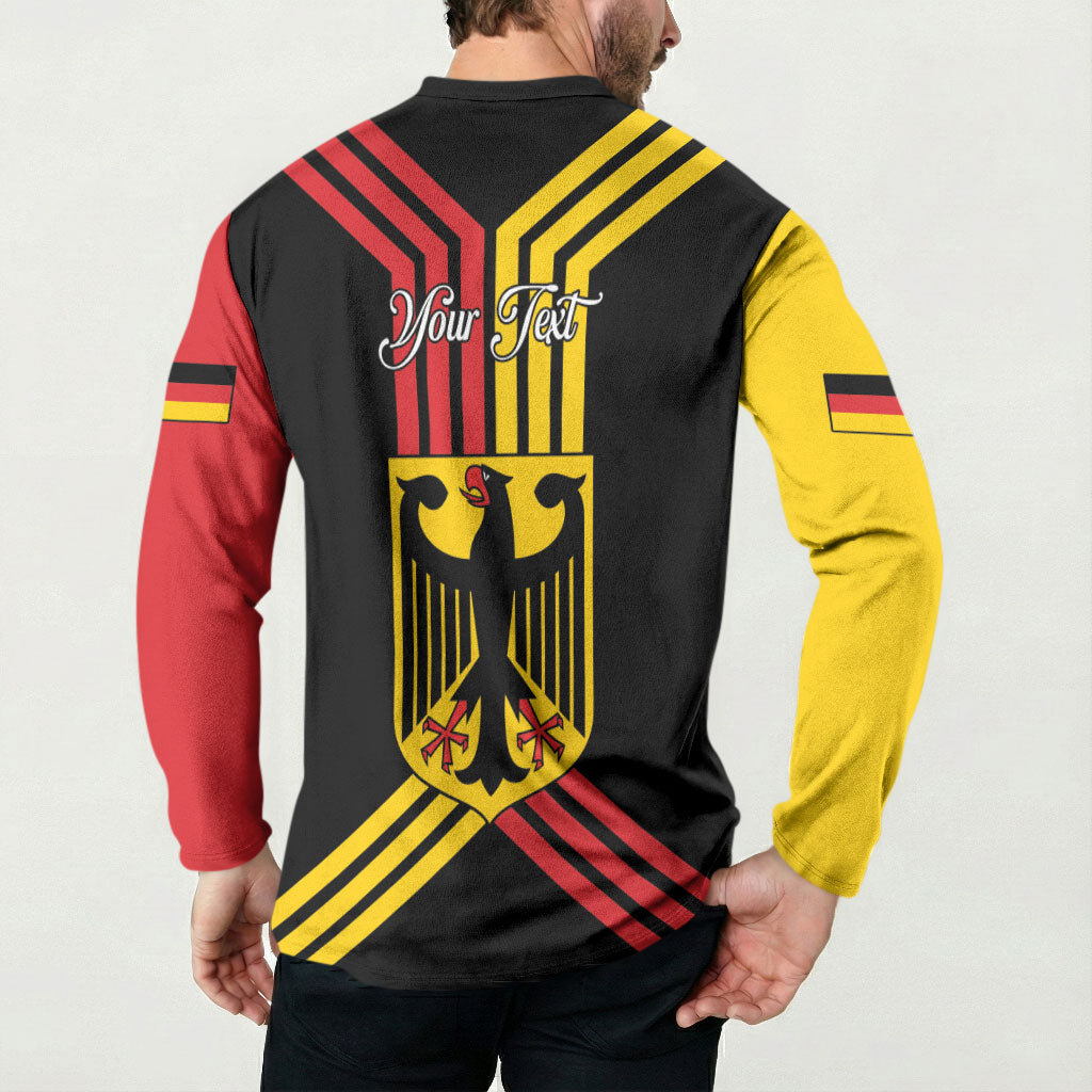 Personalised Tag Der Deutschen Einheit Button Sweatshirt Happy Unity Day