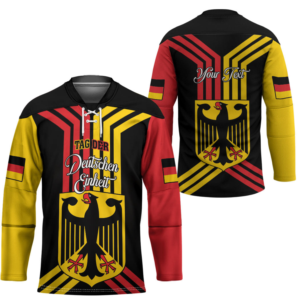 Personalised Tag Der Deutschen Einheit Hockey Jersey Happy Unity Day